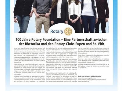 100 Jahre Rotary Foundation
