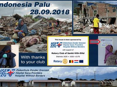 Hilfe für Erdbebenopfer in Indonesien